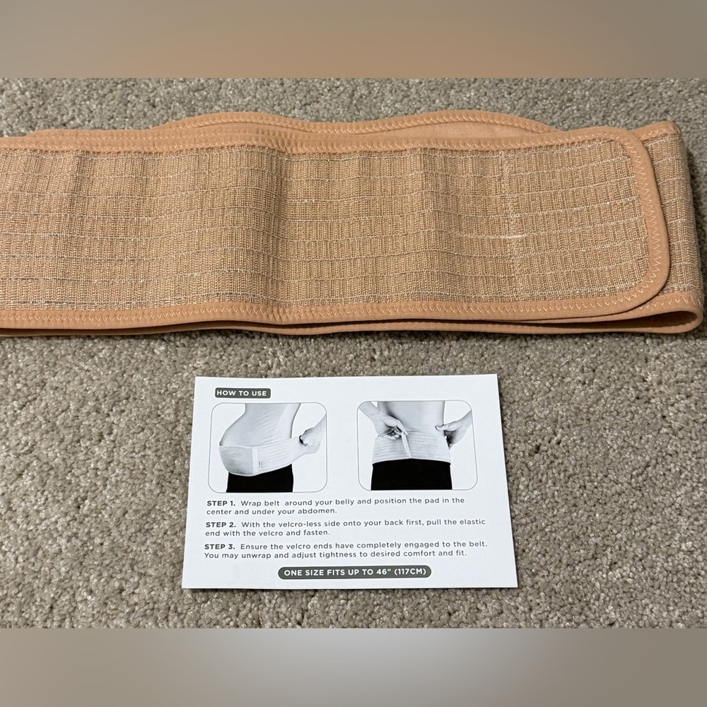 AZMED Maternity Belt Back Support | tan - Picture 5 of 5